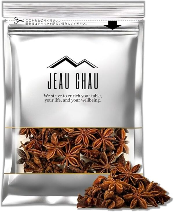 JEAU CHAU スターアニスホール 50g (ベトナム産 スターアニス) 選別品 Star Anise Whole
